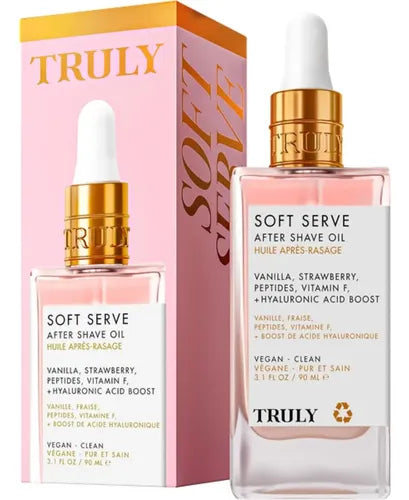 Truly soft serve after shave oil